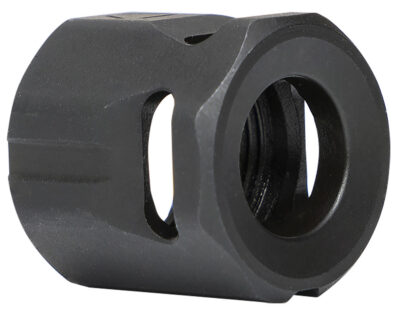 Strike Industries MCCIRCLE Micro Threaded Compensator Black Steel 1/2″x28 Threads 0.64″ OAL Compatible w/ 9mm/357 SIG