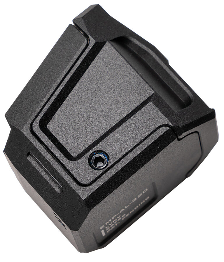 EXTENDED MAGAZINE PLATE ALUMINUM FOR SIG SAUER P320® EXTENDED MAGAZINE PLATE +5 FOR SIG SAUER ALUMINUM BLACK
