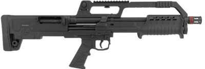 Escort HEBP12180101 BullTac 12 Gauge Pump 3″ 5+1 18″ Black Steel Barrel, Black Picatinny Rail Aluminum/Polymer Receiver, Bullpup w/Pistol Grip Synthetic Stock