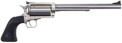 Magnum Research BFR30306 BFR  Extra Large 30-30 Win 6 Shot 10″ Brushed Stainless Steel Barrel & Cylinder, Stainless Steel Frame, Black Hogue Rubber Grip, Exposed Hammer