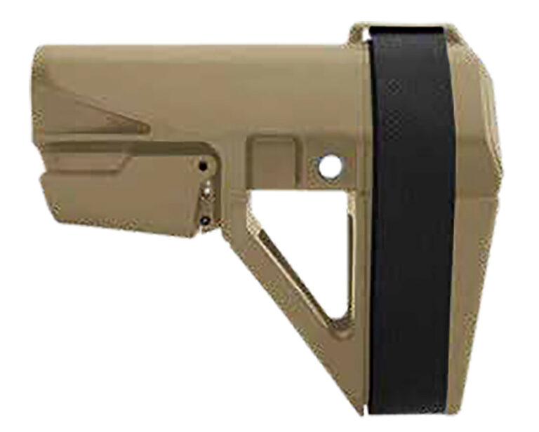 SBA5™ PISTOL STABILIZING BRACE SBA5 5 POSITION ADJUSTABLE PISTOL STABILIZING BRACE FDE