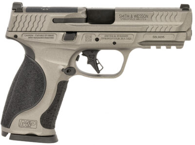 Smith & Wesson 14161 M&P M2.0  Full Size Frame 9mm Luger 10+1 4.63″ Black Steel Barrel, Gray Optic Cut/Serrated Steel Slide, Gray Aluminum Frame w/Picatinny Rail, Black Polymer Grip