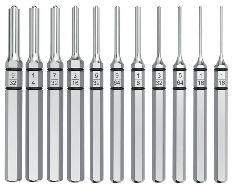Real Avid AVAPK-RP Accu-Punch Roll Pin Silver Steel Universal Firearm 11 Pieces