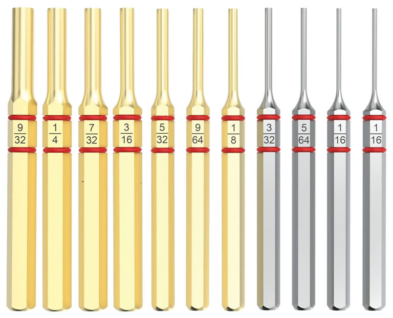 ACCU-PUNCH STANDARD BRASS AND STEEL PIN PUNCH SET ACCU-PUNCH STANDARD BRASS & STEEL PIN PUNCH SET