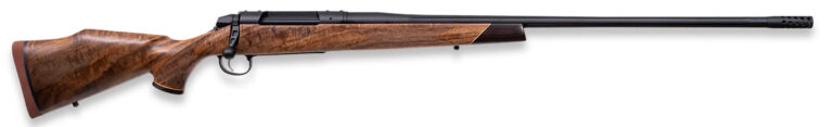 Weatherby 3WASD270WR8B 307 Adventure SD Full Size 270 Wthby Mag 3+1 28" Black Cerakote Fluted Threaded Barrel, Graphite Black Cerakote Drilled & Tapped Stainless Steel Receiver, Fixed Walnut Stock