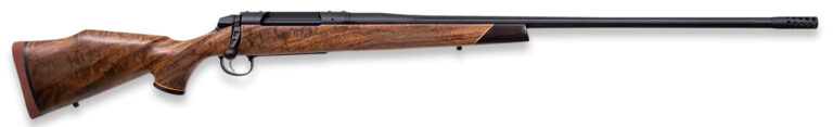 Weatherby 3WASD7MMPR6B 307 Adventure SD Full Size 7mm PRC 3+1 26" Black Cerakote Fluted Threaded Barrel, Graphite Black Cerakote Drilled & Tapped Stainless Steel Receiver, Fixed Walnut Stock