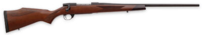 Weatherby VDT243NR2T Vanguard Sporter Full Size 243 Win 4+1 22″ Bead Blasted Blued #2 Threaded Barrel, Matte Blued Drilled & Tapped Steel Receiver, Grade A Walnut Monte Carlo Stock