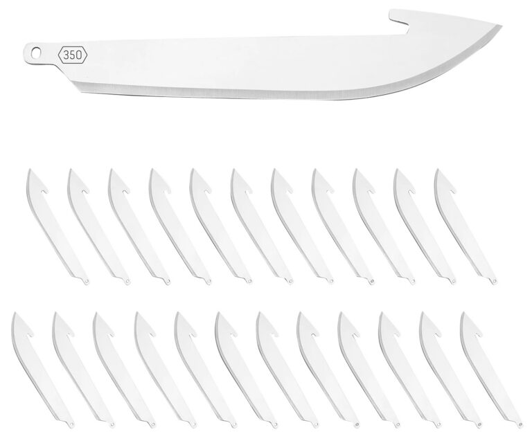 Outdoor Edge Razorsafe Replacement Blades 3.5 in. Drop Point 24 pk.