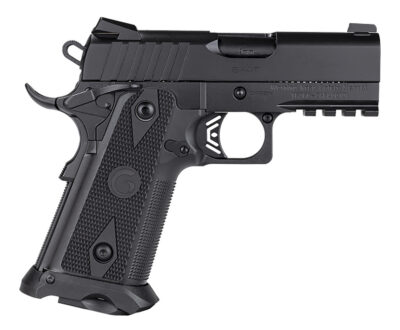 Girsan 395035 Witness2311  9mm Luger 17+1 3.40″ Black Steel Barrel, Black Serrated Steel Slide, Black Polymer Frame w/Beavertail & Picatinny Rail, Black Checkered Polymer Grip, Ambidextrous