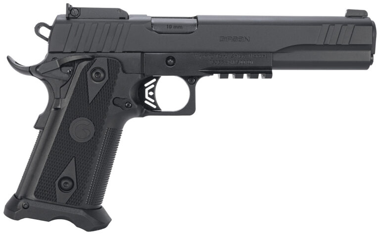 Girsan 395075 Witness2311 10mm Auto 15+1 6" Black Steel Barrel, Black Optic Ready/Serrated Steel Slide, Black Polymer Frame w/Beavertail & Picatinny Rail, Black Checkered Polymer Grip, Ambidextrous