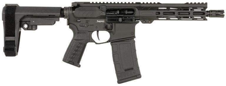 CMMG 30AF20AAB Banshee MK4 300 Blackout 30+1 8" Black Nitride Medium Taper Threaded Barrel, EML 7" M-LOK Handguards, Black Armor Cerakote Aluminum Picatinny Rail Receiver, CMMG Zeroed Grips