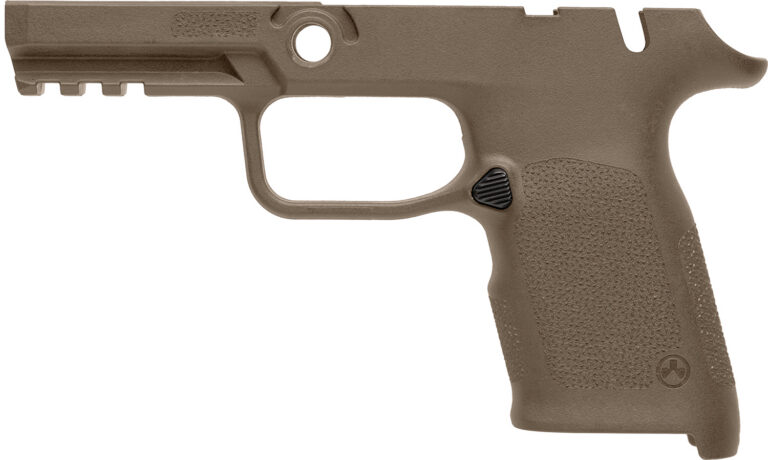 EHG SG9™ GRIP FRAME W/MANUAL SAFETY FOR SIG SAUER P320™ COMPACT EHG SG9 GRIP FRAME W/MANUAL SAFETY FOR SIG P320 COMPACT FDE