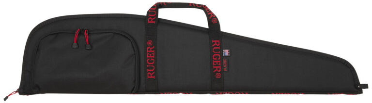 Ruger 27140 Rifle Case 40" Black Endura w/ Red Ruger Logo Accessory Pocket & Foam Padding