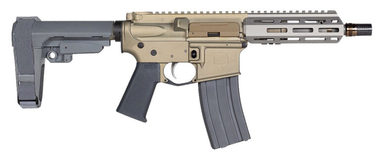 Q LLC SW300BLK7PISTOL Sugar Weasel 300 Blackout 7" 30+1 Tan Black Polymer 6 Pos