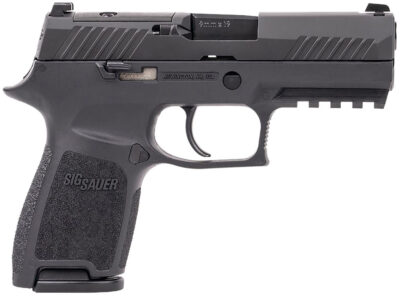 P320 COMPACT 9MM LUGER SEMI-AUTO HANDGUN P320 COMPACT 9MM LUGER 3.9” BBL (2)15RD MAGS BLACK