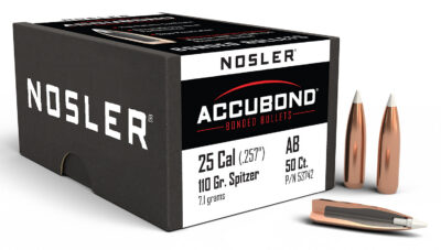 Nosler 53742 AccuBond 25 Caliber .257 110 GR Spitzer Point 50 Box