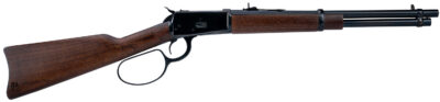 Heritage Mfg H92044161 92 Ranch Hand 44 Mag 8rd 16.50″ Black Polished Steel Barrel, Black Polished Alloy Steel Receiver, Fixed Hardwood Stock