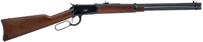 Heritage Mfg H92044201 92 Ranch Hand 44 Mag 10rd 20″ Black Polished Steel Barrel, Black Polished Alloy Steel Receiver, Fixed Hardwood Stock