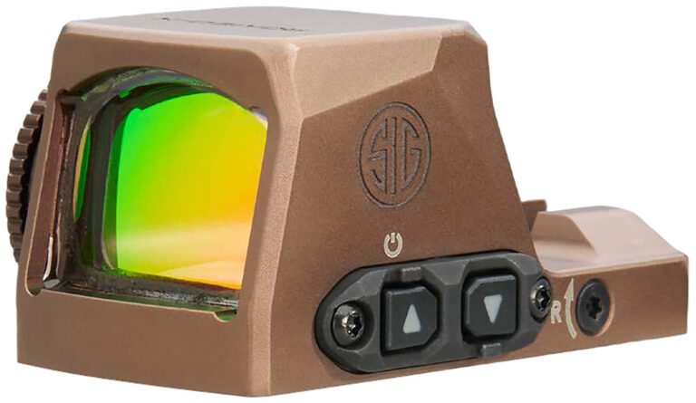 Sig Sauer Electro-Optics SORX1002 Romeo-X Pro Flat Dark Earth 1 x 24 mm 2 MOA Red Dot/32 MOA Circle