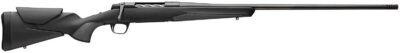 Browning 036003211 X-Bolt 2 Hunter Full Size 243 Win 4+1 22″ Matte Black Threaded Sporter Barrel, Matte Black Drilled & Tapped Steel Receiver, Black Adjustable Vari-Tech w/Grip Module Synthetic Stock