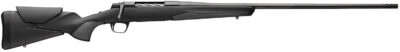 Browning 036003294 X-Bolt 2 Hunter Full Size 6.5 PRC 3+1 24″ Matte Black Threaded Sporter Barrel, Matte Black Drilled & Tapped Steel Receiver, Black Adjustable Vari-Tech w/Grip Module Synthetic Stock