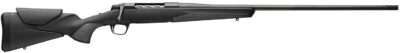 Browning 036031218 X-Bolt 2 Micro Full Size 308 Win 4+1 20″ Matte Blued Threaded Sporter Barrel, Matte Blued Drilled & Tapped Steel Receiver, Adjustable Vari-Tech Black Synthetic Stock