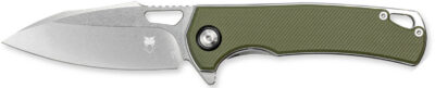 CobraTec Wolverine Liner Lock Drop Knife Folding Blade OD Green