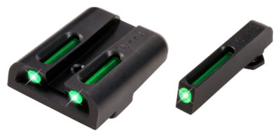 TruGlo TG131GT2 TFO  Green/Tritium/Fiber Optic Front Sight-Green/Tritium/Fiber Optic Rear Sight Glock 20/21
