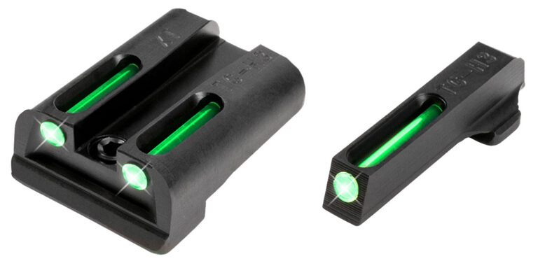 TruGlo TG131XT TFO Green/Tritium/Fiber Optic Front Sight-Green/Tritium/Fiber Optic Rear Sight Springfield Armory XD