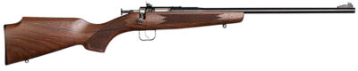 Crickett 00002 Deluxe The Original Youth Deluxe Single Shot 16.10″ Blued Tapered Barrel, Blued Steel Receiver, Fixed American Walnut Stock, EZ Loader