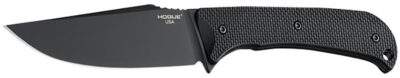 Hogue 35854 Extrak  XL 3.90″ Fixed Clip Point Plain Black Cerakote CPM M4 Tool Steel Blade, Black Textured G10 Scales Handle