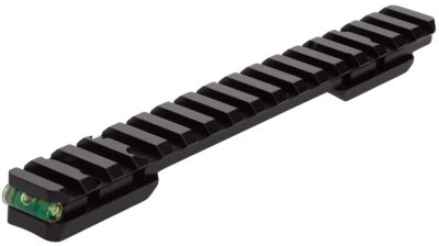 Browning 12524 Picatinny Rail w/Bubble Level Matte Black Aluminum Fits X-Bolt Anti-Cant/Picatinny Rail Mount Long Action 20 MOA