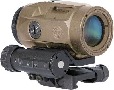 JULIET-3 3X22MM MICRO MAGNIFIER JULIET3 3X22MM MICRO MAGNIFIER PUSH BUTTON MNT W/SPACERS FDE
