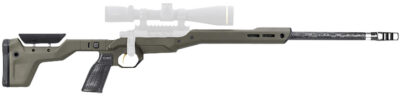 Mdt Sporting Goods Inc 107835CKG HNT26 Chassis System Cobalt Green Fits Howa 1500 SA/ Weatherby Vanguard Compatible w/ AICS Mags Short Action ARCA