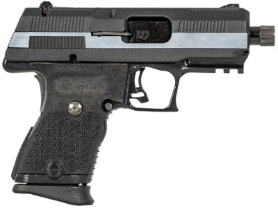 Hi-Point YC380CFRDCT YC380 w/Red Dot 380 ACP 10+1 3.93″ Black Threaded Barrel, Black/Chrome Serrated Steel Slide, Black Polymer Frame w/Picatinny Rail, Black Plastic Grip, Crimson Trace Red Dot