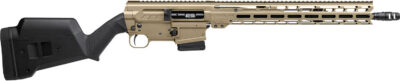 CMMG 55A520BCT Dissent BR4 *CA Compliant 5.56 NATO 10+1 16.10″ Black Nitride Threaded Barrel, Coyote Tan Cerakote Picatinny Rail Aluminum Receiver, Magpul SGA Black Synthetic Stock