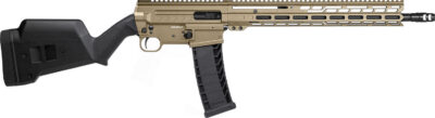 CMMG 94AC80FCT Dissent BR4 *CA Compliant 9mm Luger 10+1 16.10″ Black Nitride Threaded Barrel, Coyote Tan Cerakote Picatinny Rail Aluminum Receiver, Magpul SGA Black Polymer Stock