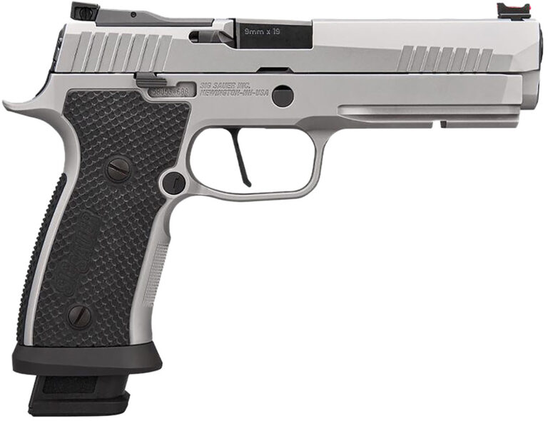 P320 XFIVE SXG 9MM LUGER SEMI-AUTO HANDGUN P320 XFIVE SXG OR 9MM LUGER 5'' BBL (3)21RD MAGS SS/BLACK