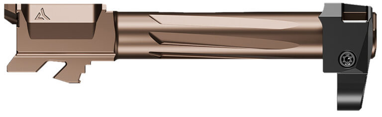 AFTERBURNER™ & RAMJET™ INTRA-LOK COMBO FOR GLOCK 19 RAMJET BARREL W/ AFTERBURNER MICRO COMP FOR G19 GEN 5 BRONZE