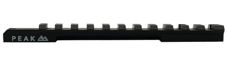Weatherby J010006 Picatinny Rail Matte Black Aluminum Weatherby Vanguard Weaver Mount Short Action 20 MOA