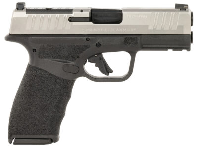 Springfield Armory HCP9379SOSPCA Hellcat Pro OSP *CA Compliant Compact Frame 9mm Luger 10+1 3.70″ Black Melonite Steel Barrel Stainless Optic Ready/Serrated Stainless Steel Slide Black Polymer Frame w/Picatinny Rail Adaptive Texture Grip Right Hand