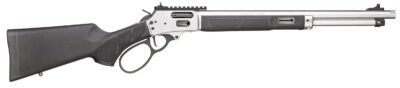 Smith & Wesson 13814 1854  45 Long Colt 9+1 19.25″ Stainless Threaded Barrel, Picatinny Rail Stainless Steel Receiver, M-LOK Forend, Fixed Black Synthetic Stock