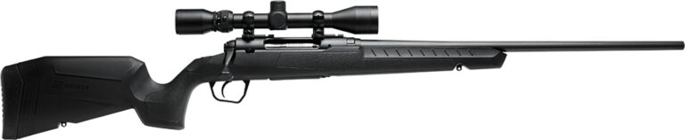Savage Arms 32001 Axis XP Combo 223 Rem 4+1 22" Matte Black Button Rifled Barrel, Matte Black Drilled & Tapped Carbon Steel Receiver, Fixed Sporter Black Synthetic Stock, Weaver 3-9x40mm, Right Hand