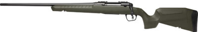 Savage Arms 32072 Axis 2  22-250 Rem 4+1 22″ Matte Black Sporter Barrel, Matte Black Drilled & Tapped Steel Receiver, Fixed Green Synthetic Stock, Left Hand