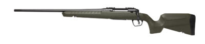 Savage Arms 32133 Axis 2 Compact 350 Legend 4+1 20″ Matte Black Heavy Sporter Barrel, Matte Black Drilled & Tapped Carbon Steel Receiver, Fixed OD Green Synthetic Stock, Left Hand