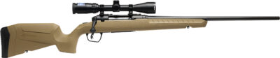 Savage Arms 32163 Axis 2 XP Combo 6.5 Creedmoor 4+1 22″ Black Sporter Barrel, Black Drilled & Tapped Steel Receiver, Fixed Flat Dark Earth Synthetic Stock, Right Hand, Boresighted 3-9×40