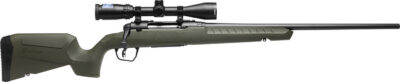SAVAGE ARMS AXIS 2 XP GREEN COMPACT 6.5 CREEDMOOR 20IN 4RD GREEN BUSHNELL BANNER 3-9X40 32217