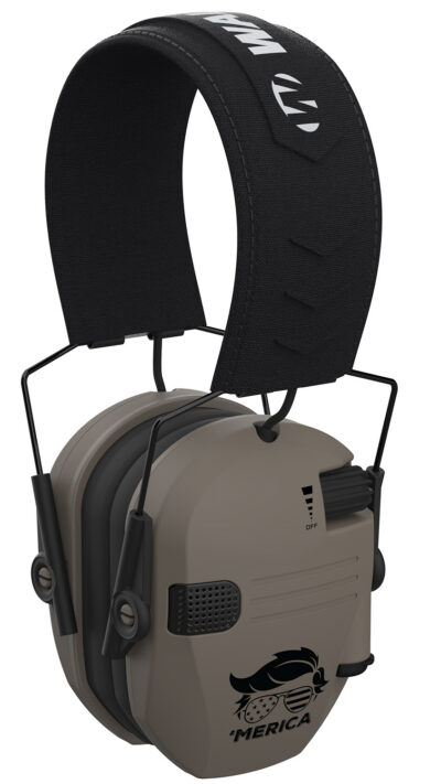 Walker’s GWPRSEMT24MERFDE Razor Merica Muffs Polymer Over the Head Flat Dark Earth