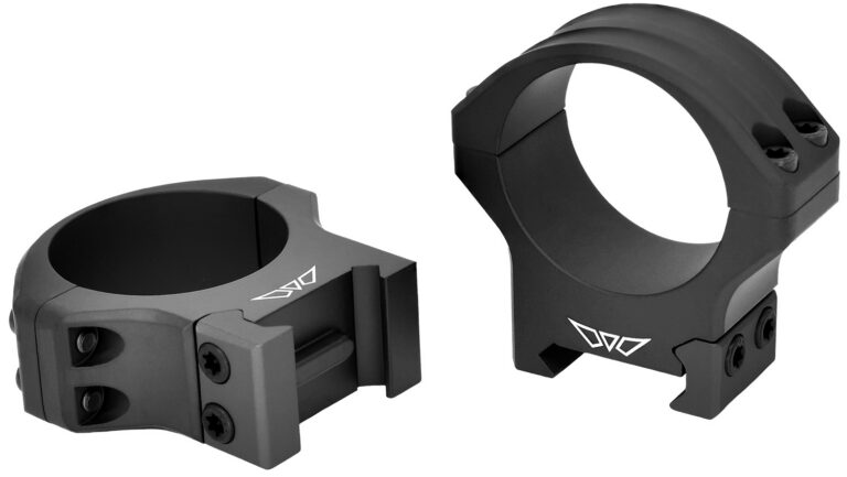 Warne 8521M HyperLite Matte Black MagnaFusion Alloy 34mm Tube Medium Maxima/Weaver/Picatinny
