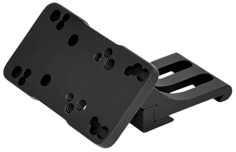 Warne 6110ML Red Dot Riser 45 Degree Offset Reflex Black Anodized Aluminum Fits Doctor/Sig Romeo3/Vortex Viper/Holosun, Left Hand